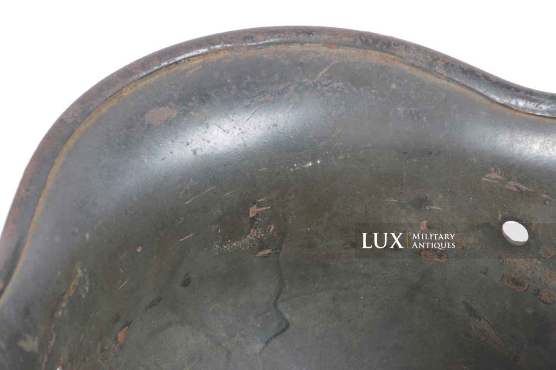 M40 Heer tropical camouflage helmet shell, « untouched / battle damaged » - photo 40