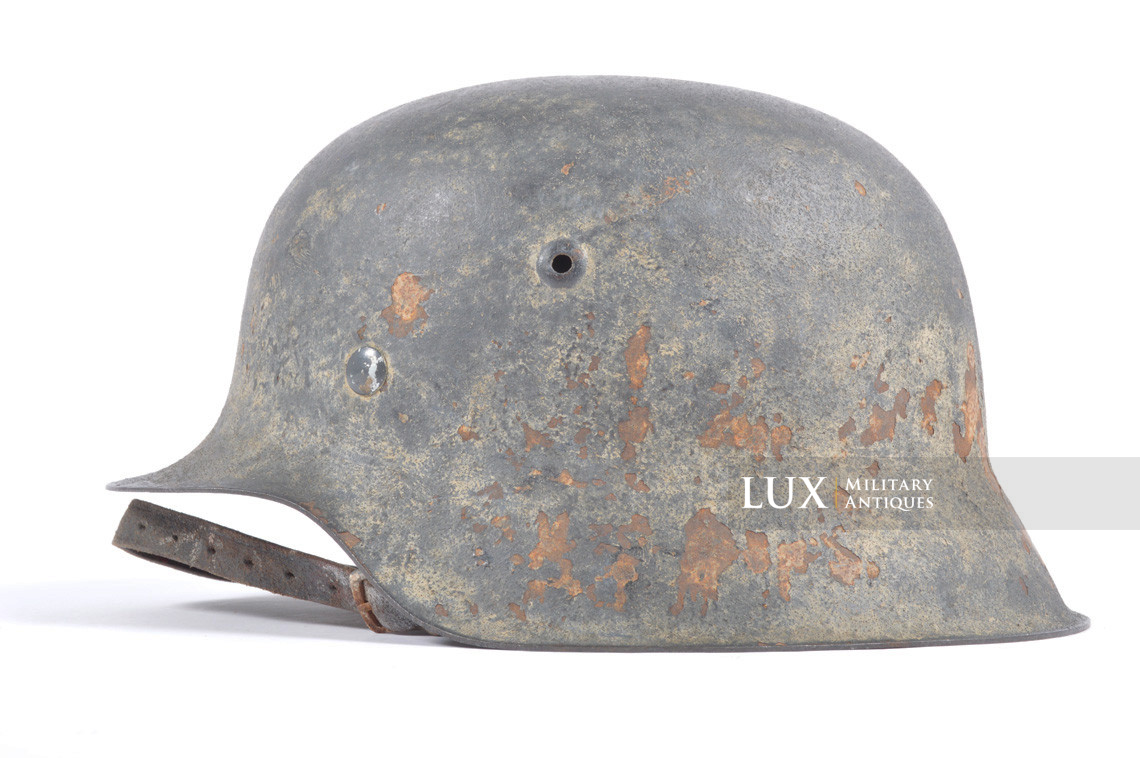 Casque M42 Heer en camouflage hivernal, « Bataille des Ardennes » - photo 4