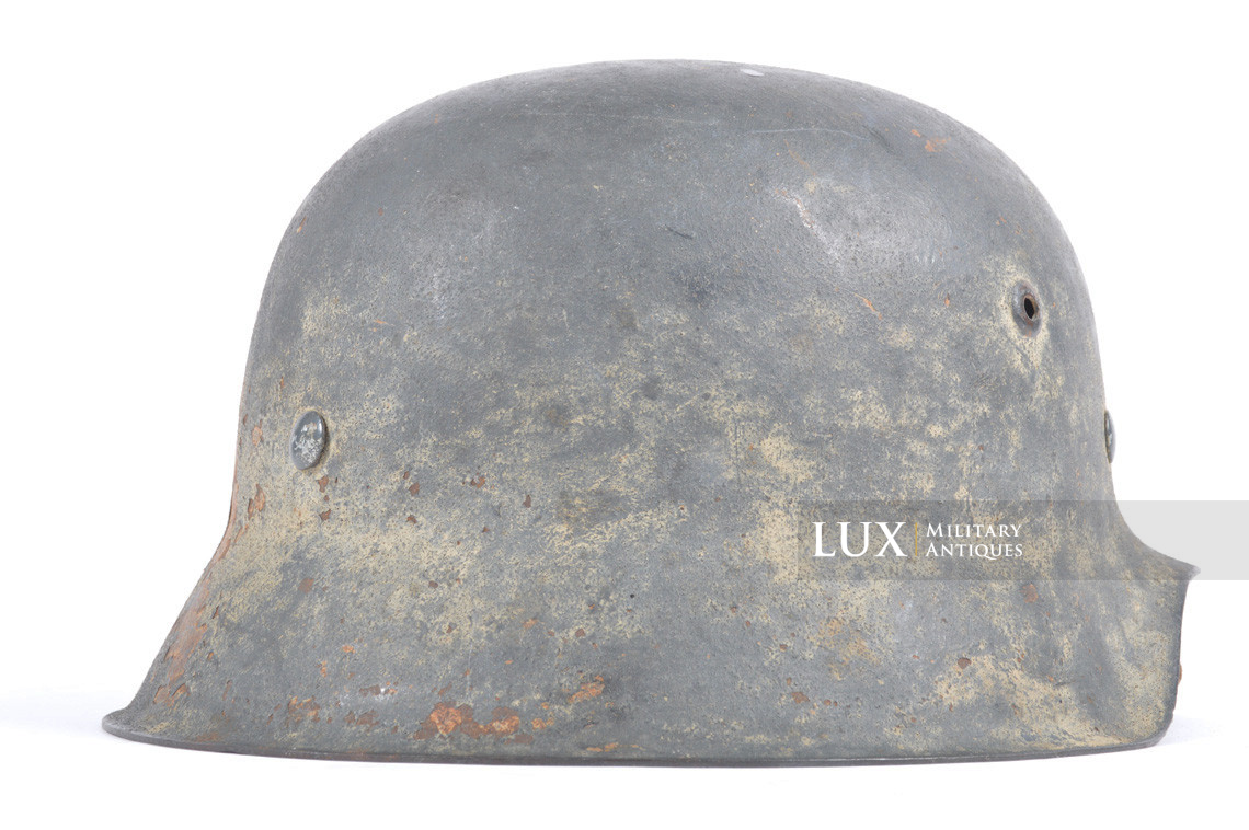 M42 Heer white-wash camouflage combat helmet, « Battle of the Bulge » - photo 12