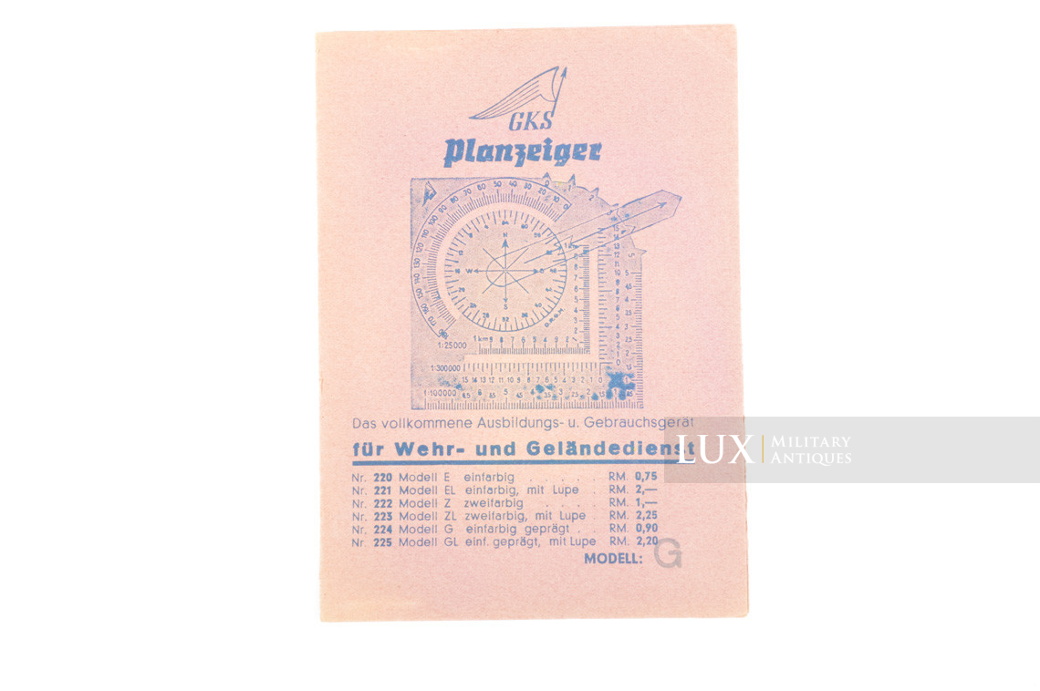 German map reading instrument , « GKS Planzeiger / model G » - photo 8