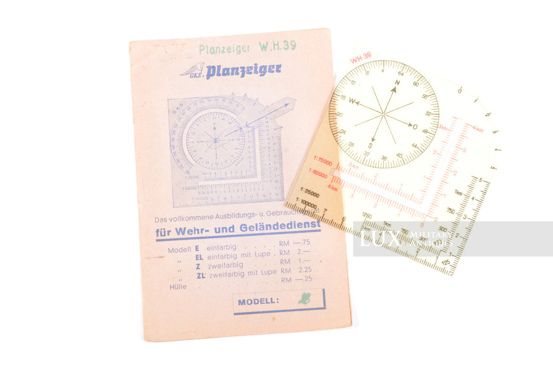 Règle allemande pour cartes « GKS PLANZEIGER / W.H.39 » - photo 4