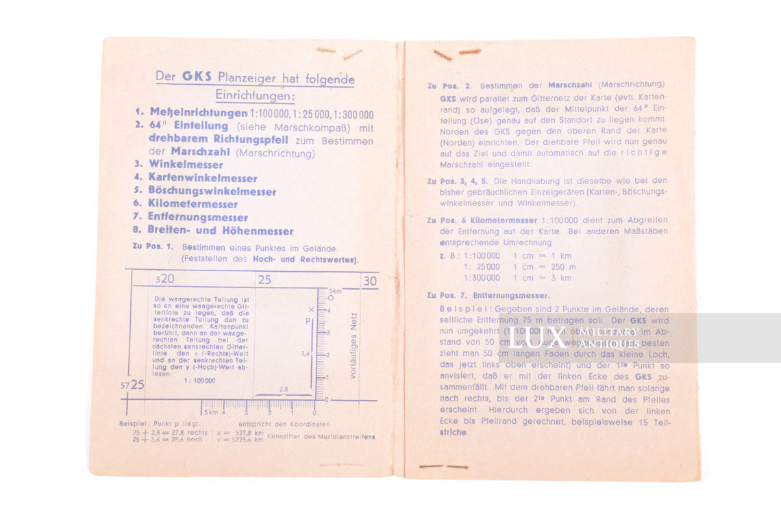 German map reading instrument, « GKS Planzeiger / W.H.39 » - photo 9