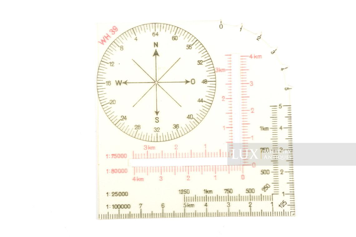 Règle allemande pour cartes « GKS PLANZEIGER / W.H.39 » - photo 12