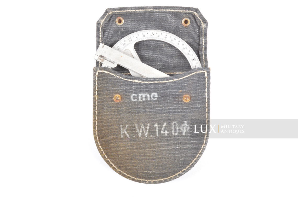German map distance measuring instrument for artillery, « Kartenwinkelmesser » - photo 7