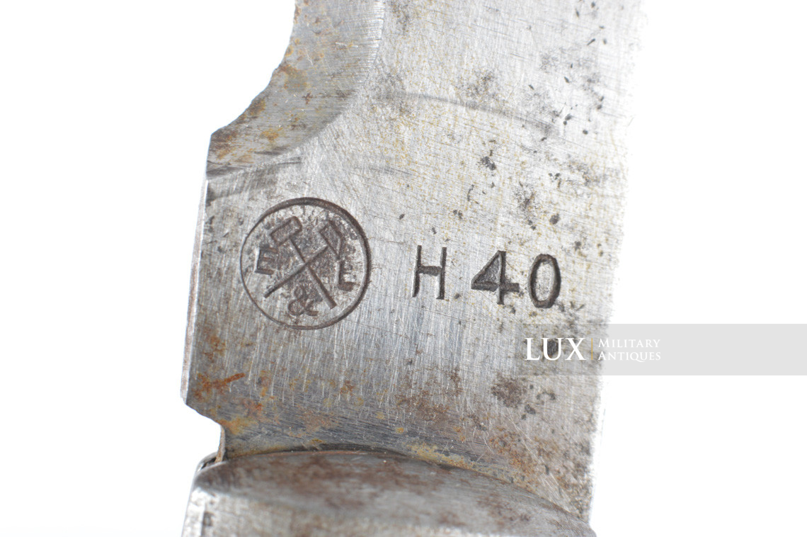 German Heer issued pioneer service knife, « H 40 » - photo 9
