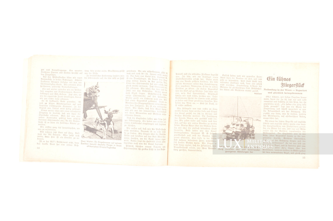 Period German war booklet, « Gegen England in Nordafrika ! » - photo 12