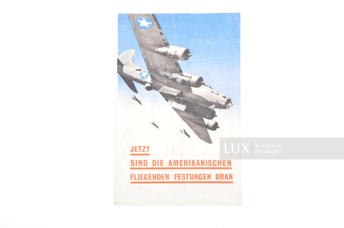 WWII USAAF propaganda leaflet - Lux Military Antiques - photo 4