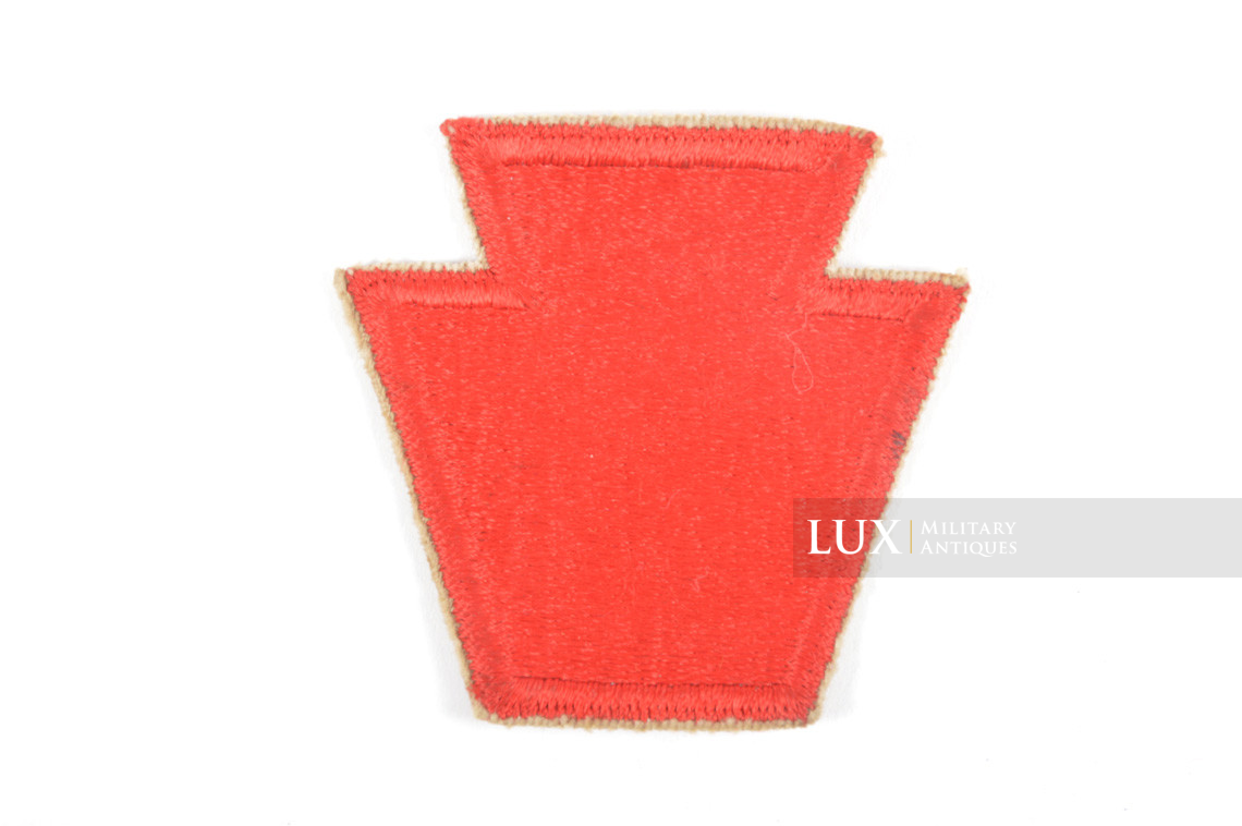 US 28th Infantry Division insignia, « bloody bucket / keystone » - photo 4