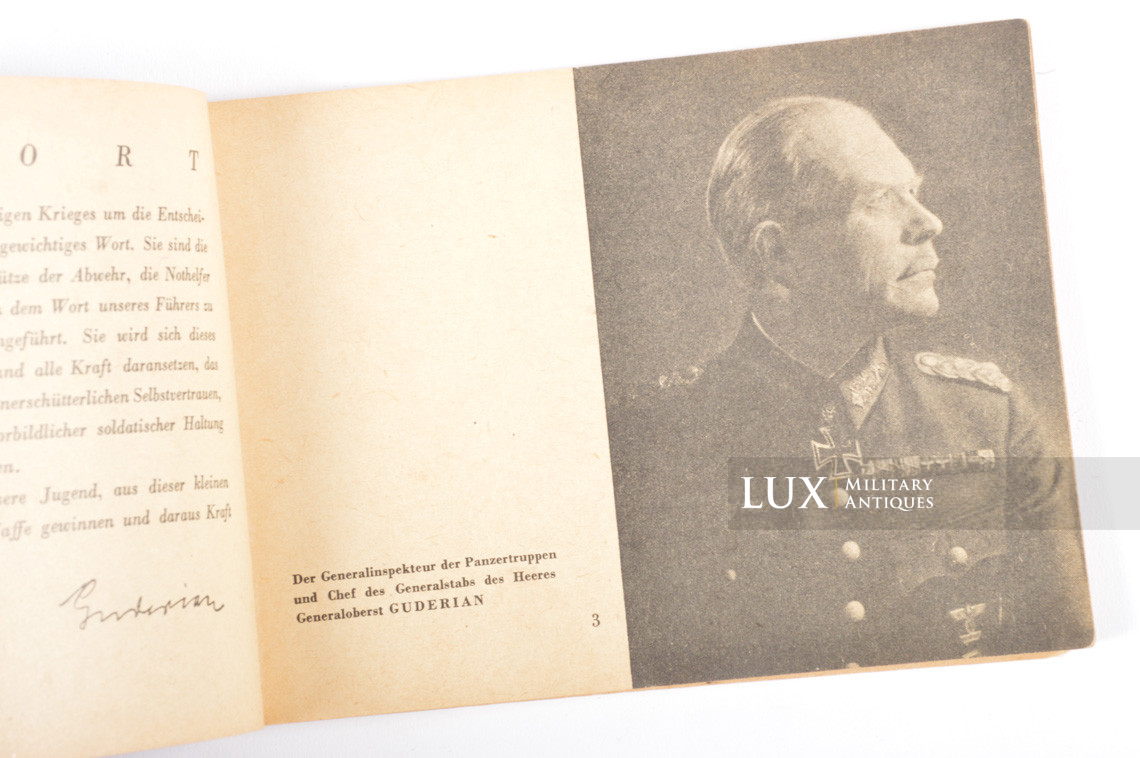 Rare late-war German photo booklet, « Die Panzertruppen » - photo 9