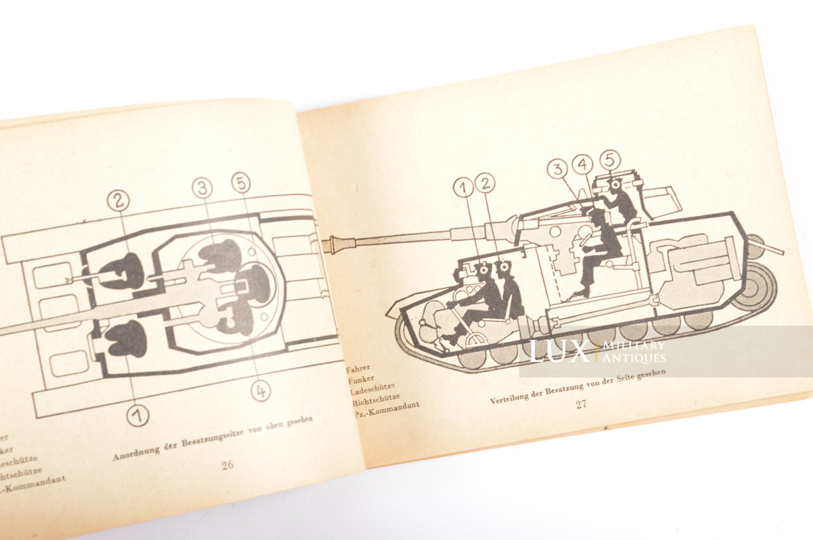 Rare late-war German photo booklet, « Die Panzertruppen » - photo 13