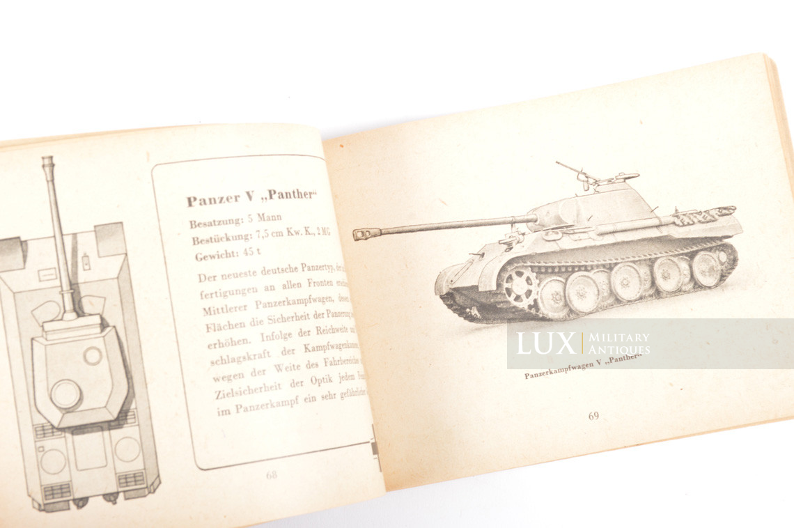 Rare livret allemand,« Die Panzertruppen » - photo 23