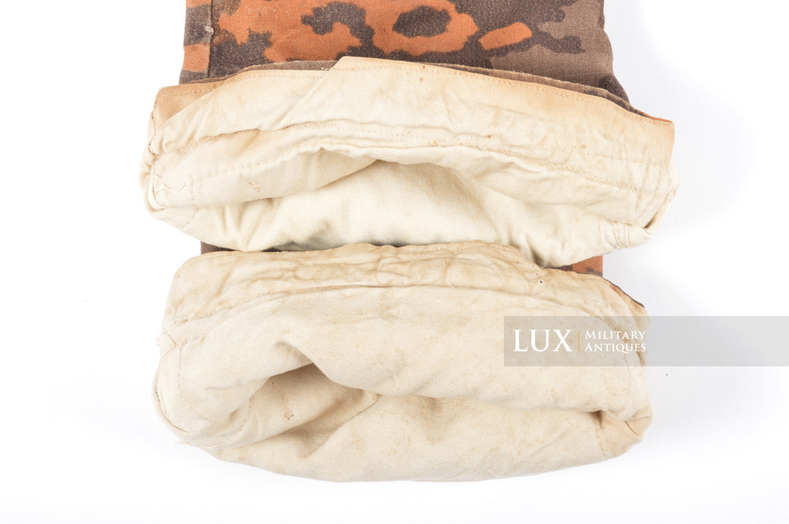 Waffen-SS oakleaf « a » camouflage reversible to white combat gloves, « combat used » - photo 11