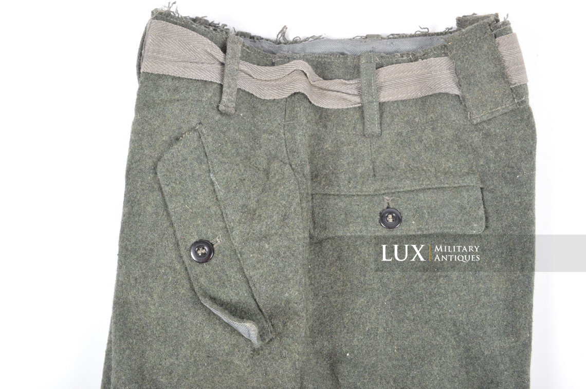 Rare pantalon de combat M44 Waffen-SS - Lux Military Antiques - photo 9