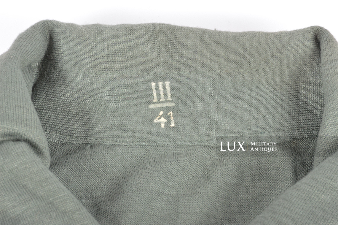 Unissued mid-war Heer / Waffen-SS issue service shirt, « Aertex » - photo 14