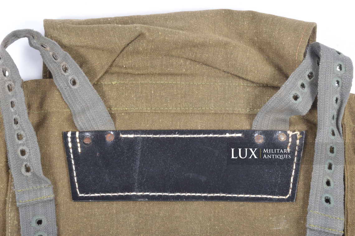 Late-war Heer / Waffen-SS M44 combat rucksack, « web straps / mint-unissued » - photo 14
