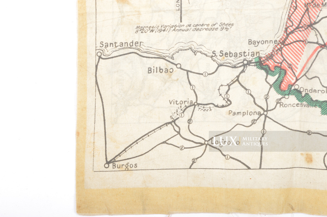 Royal Air Force double-sided silk escape map - photo 10