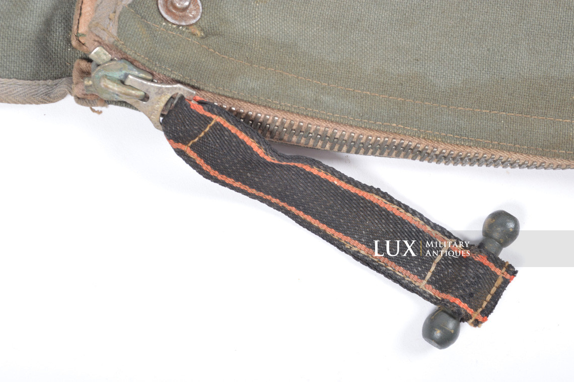 Earliest German paratrooper « Fallschirmsjäger » gas mask carry bag, « Auer » - photo 14