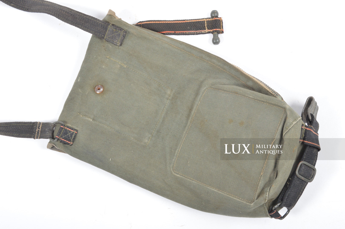 Earliest German paratrooper « Fallschirmsjäger » gas mask carry bag, « Auer » - photo 18