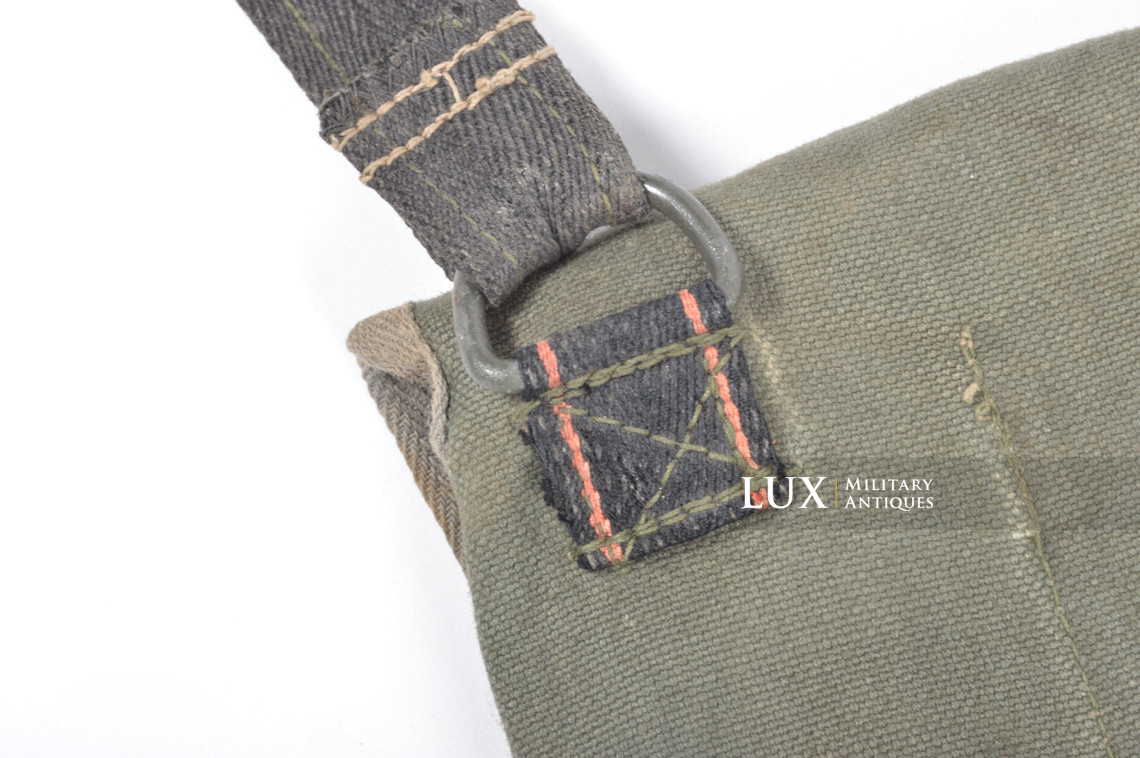 Earliest German paratrooper « Fallschirmsjäger » gas mask carry bag, « Auer » - photo 19