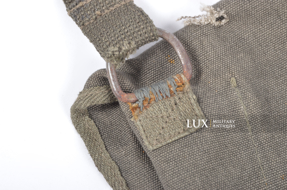 Housse de masque anti-gaz de parachutiste allemand fin de guerre, « ebd » - photo 19