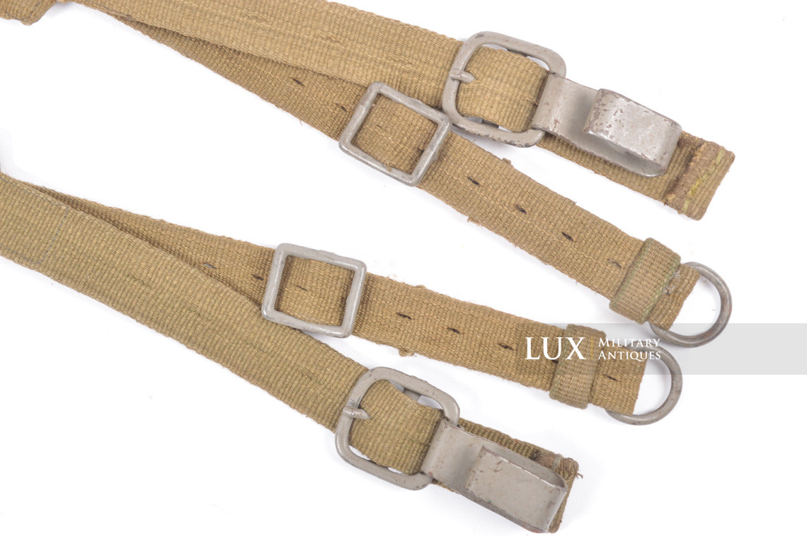 Rare unissued German Tornister all web strap set, « 1941 » - photo 9
