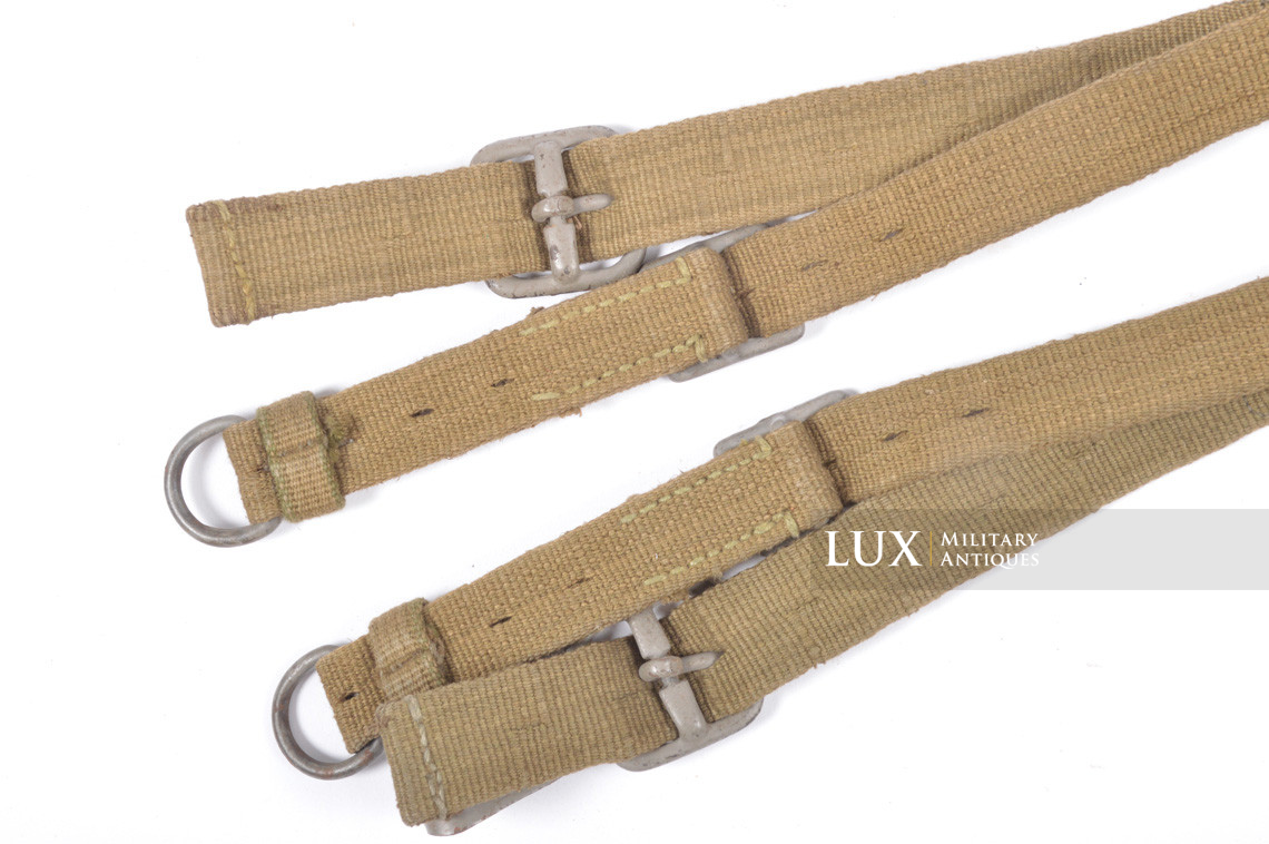 Rare unissued German Tornister all web strap set, « 1941 » - photo 13
