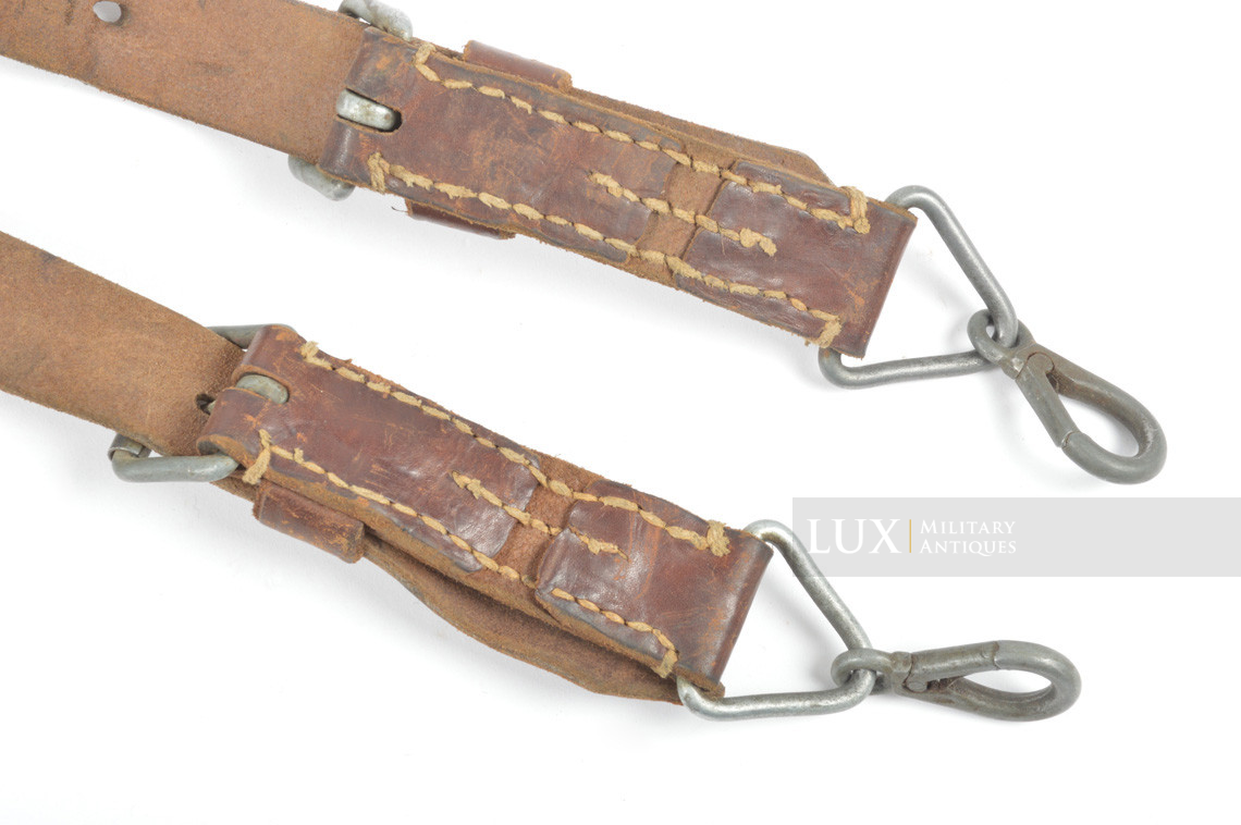 Rare pair of German MG34/42 lafette carrying straps, « fsu1942 » - photo 14