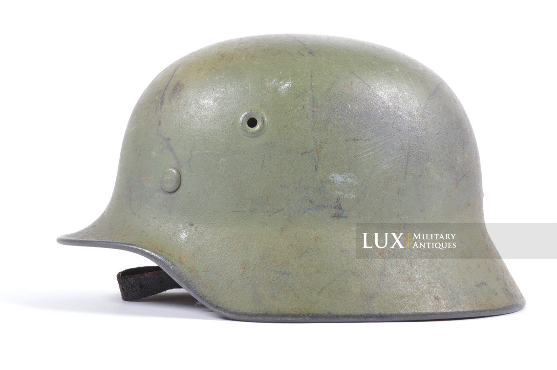 Casque M40 Luftwaffe camouflé deux tons, ex-grillagé - photo 11