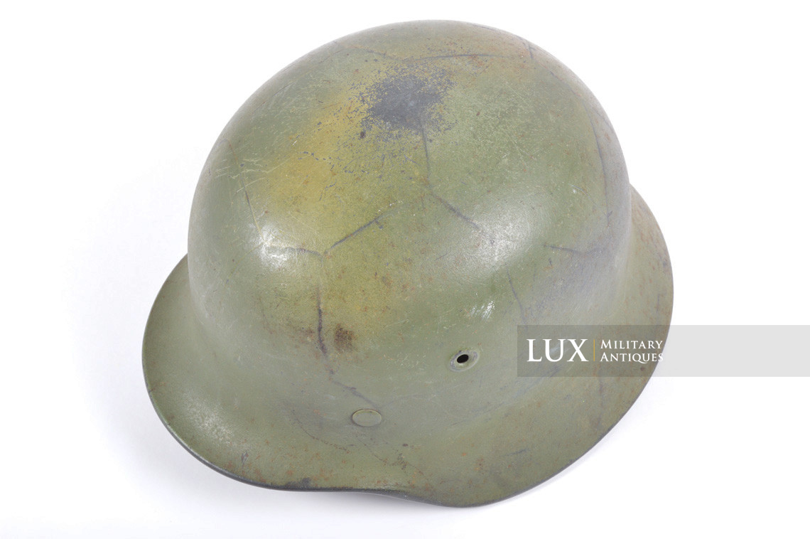 Casque M40 Luftwaffe camouflé deux tons, ex-grillagé - photo 15