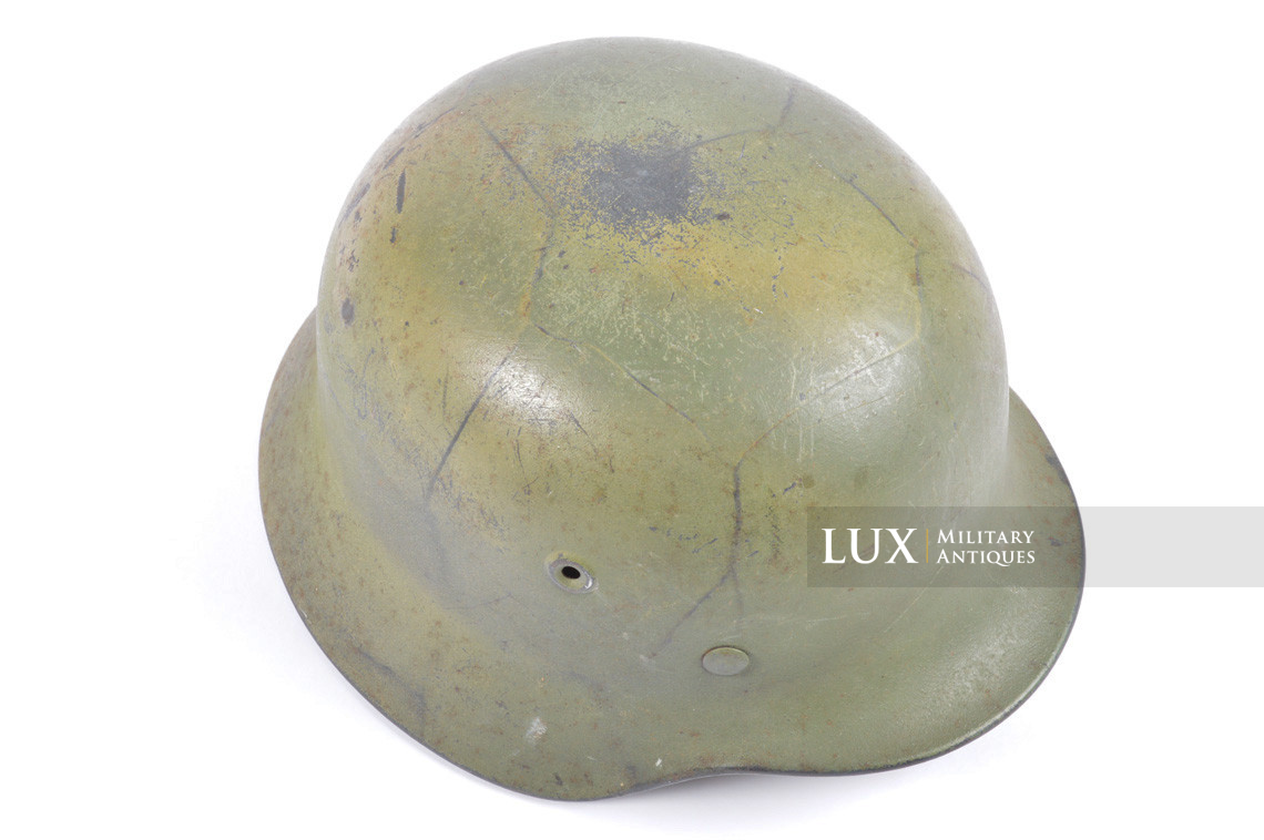 Casque M40 Luftwaffe camouflé deux tons, ex-grillagé - photo 16