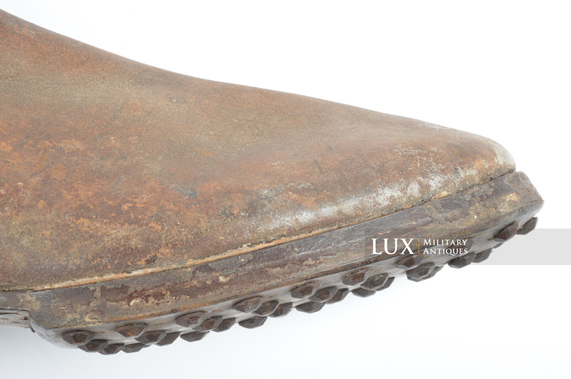 Late-war German issued combat brown jackboots, « 1943 » - photo 13