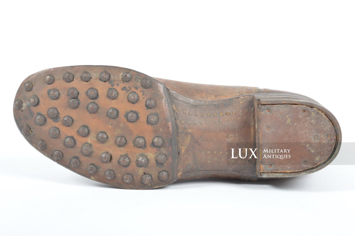 Late-war German issued combat brown jackboots, « 1943 » - photo 19