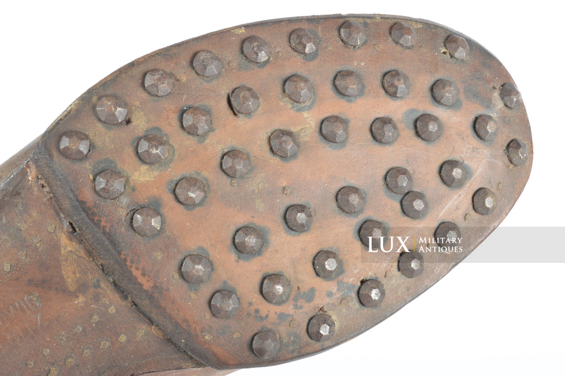 Late-war German issued combat brown jackboots, « 1943 » - photo 20