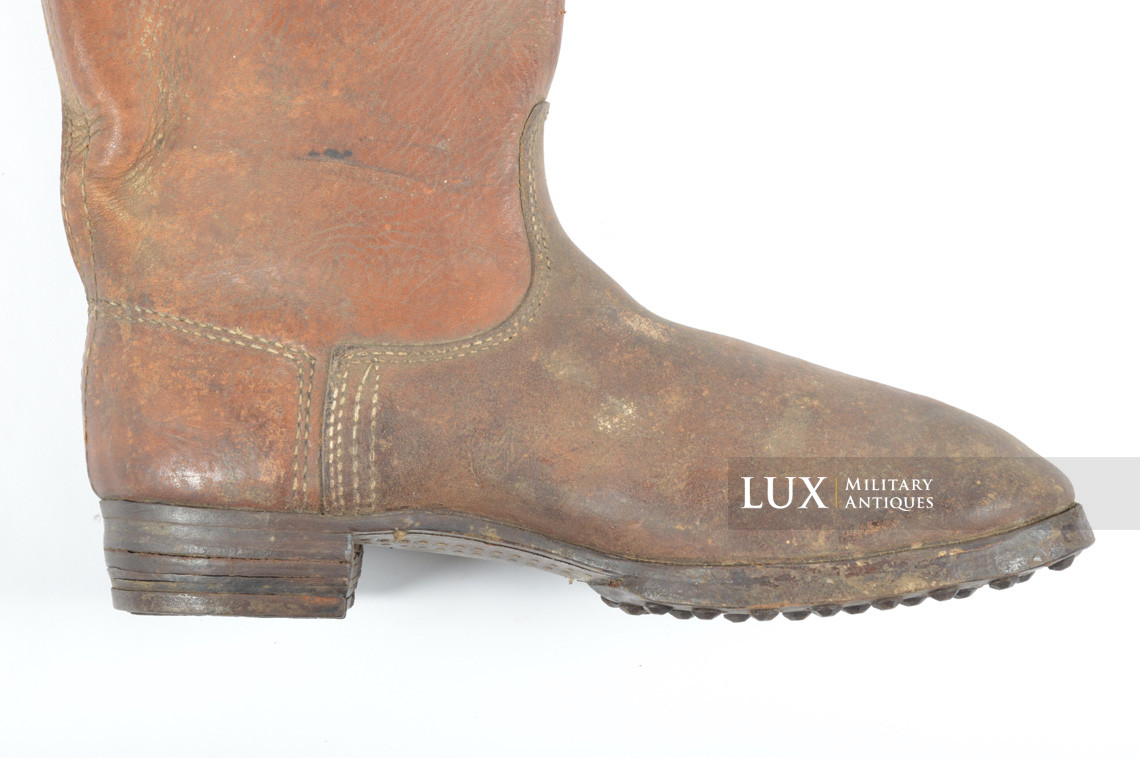 Late-war German issued combat brown jackboots, « 1943 » - photo 32