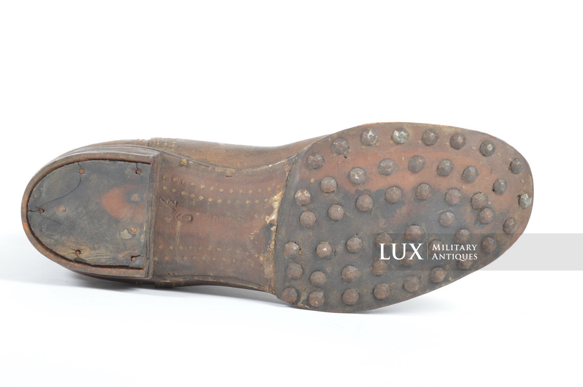 Late-war German issued combat brown jackboots, « 1943 » - photo 35