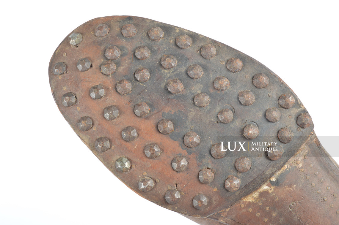 Late-war German issued combat brown jackboots, « 1943 » - photo 36