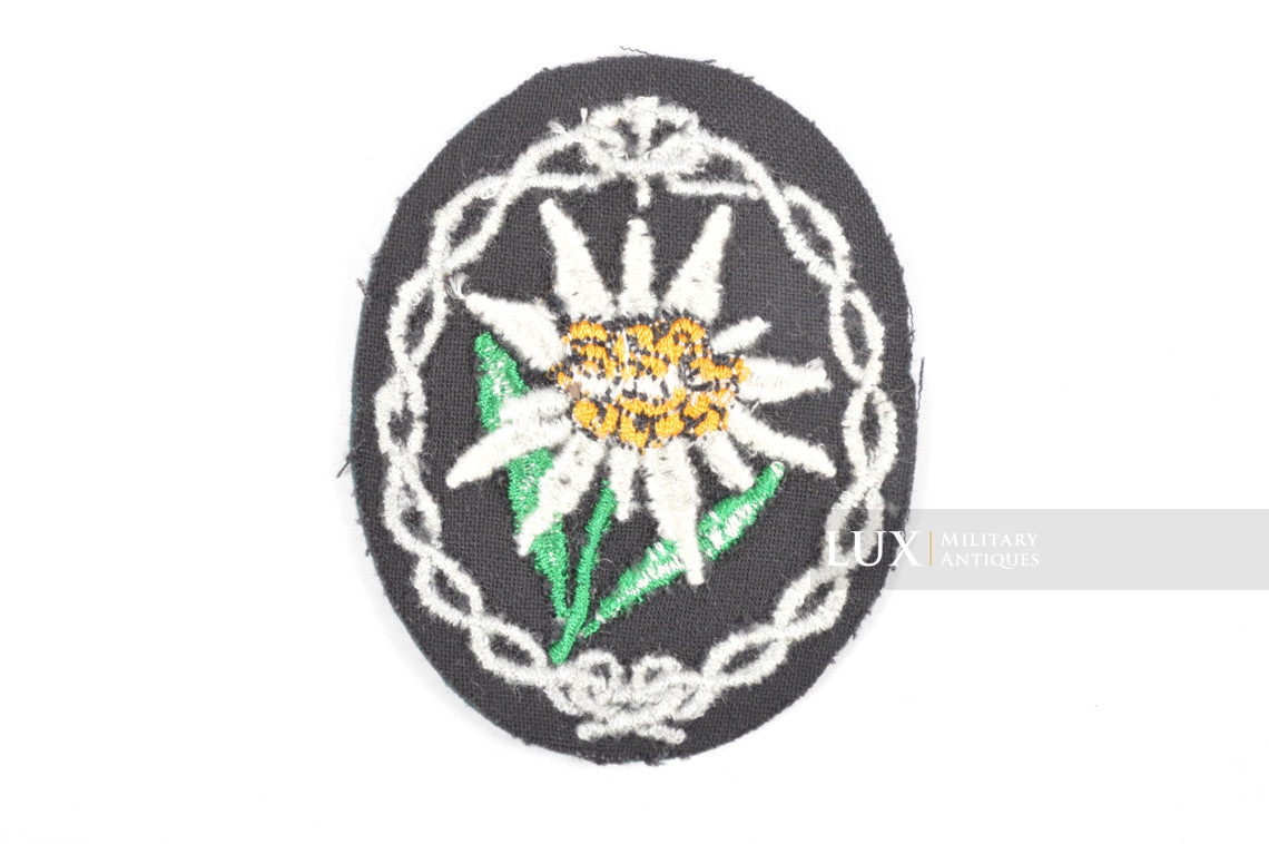 German Gebirgsjäger sleeve patch, « Edelweiss » - photo 8