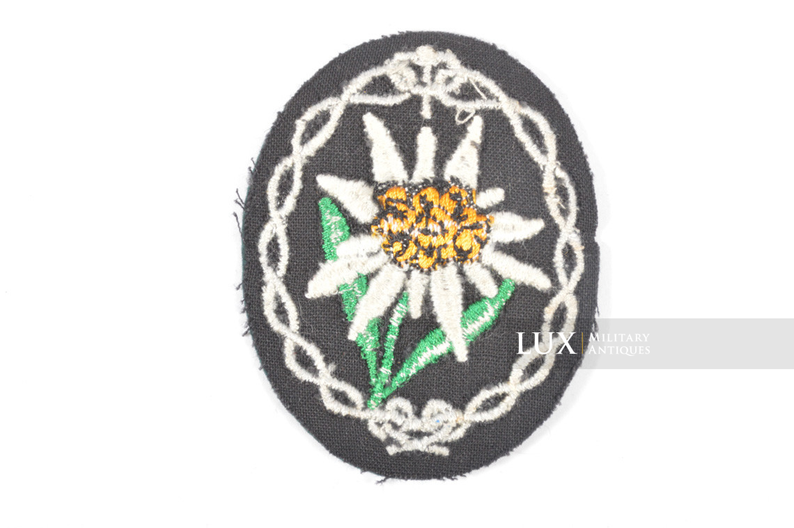 German Gebirgsjäger sleeve patch, « Edelweiss » - photo 8