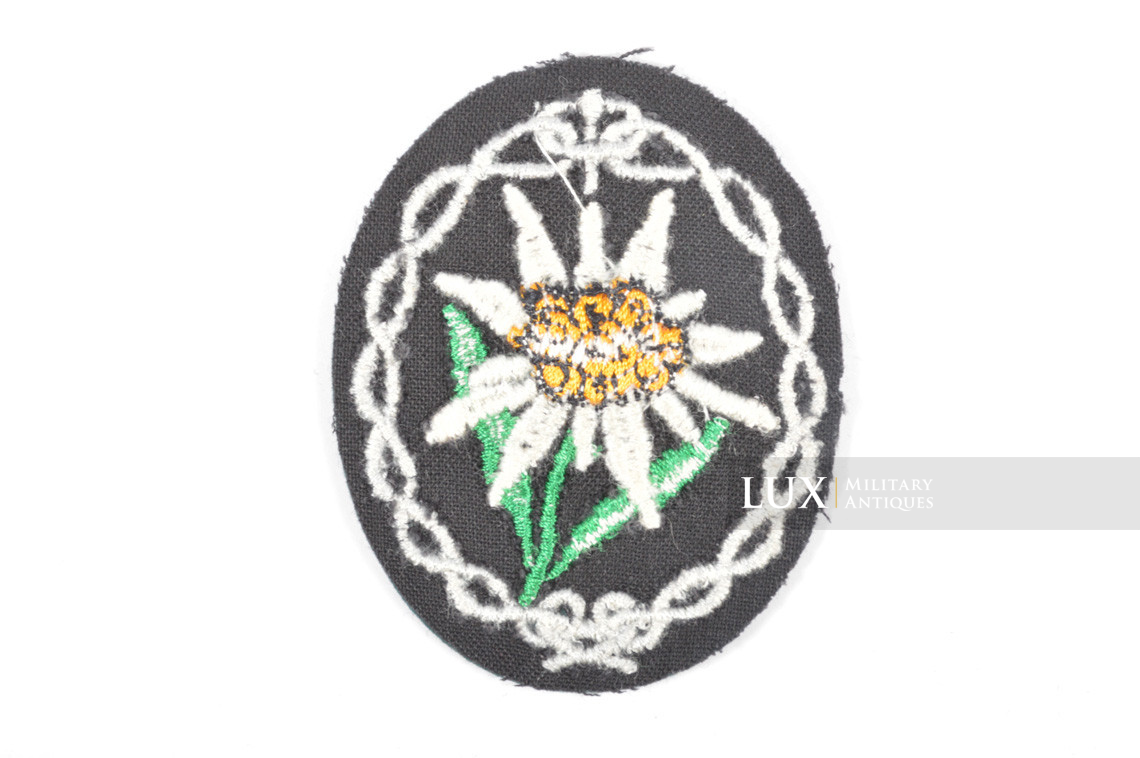 German Gebirgsjäger sleeve patch, « Edelweiss » - photo 8