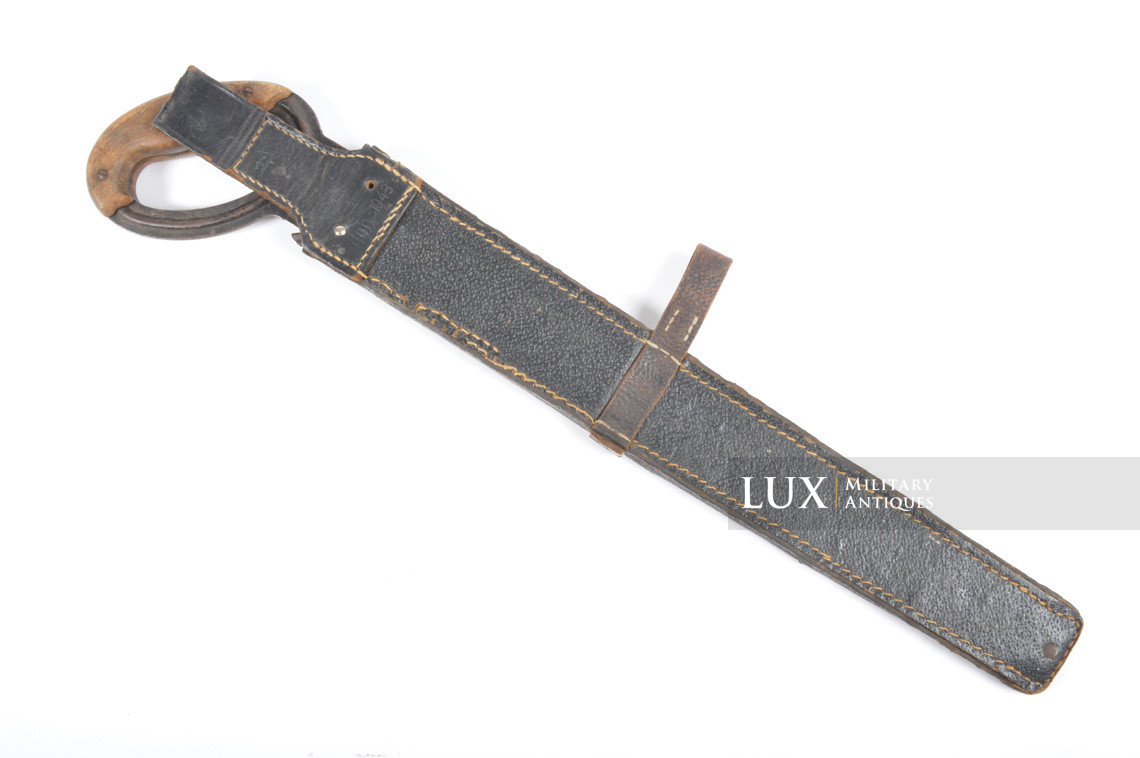 German combat engineer's field saw & black pressed cardboard scabbard, « dob1943 » - photo 8