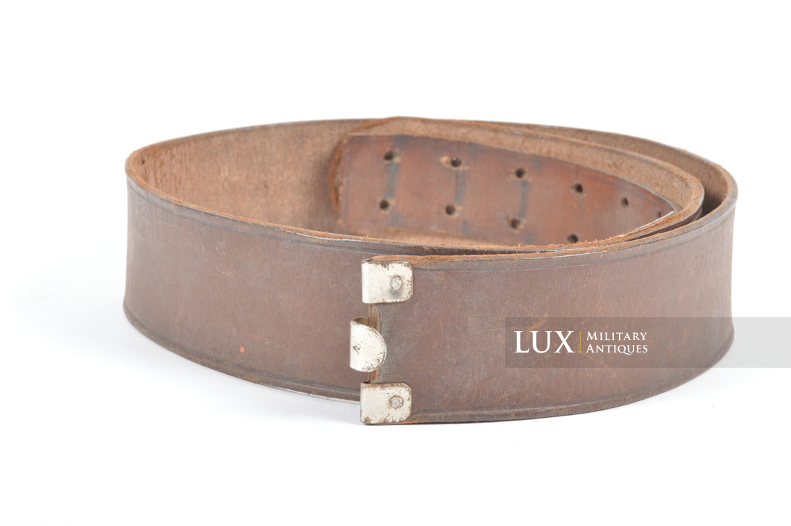 Early Hitlerjugend leather belt, « CROUPON » - photo 4