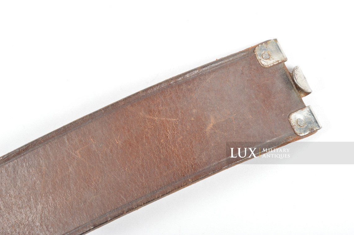 Early Hitlerjugend leather belt, « CROUPON » - photo 8