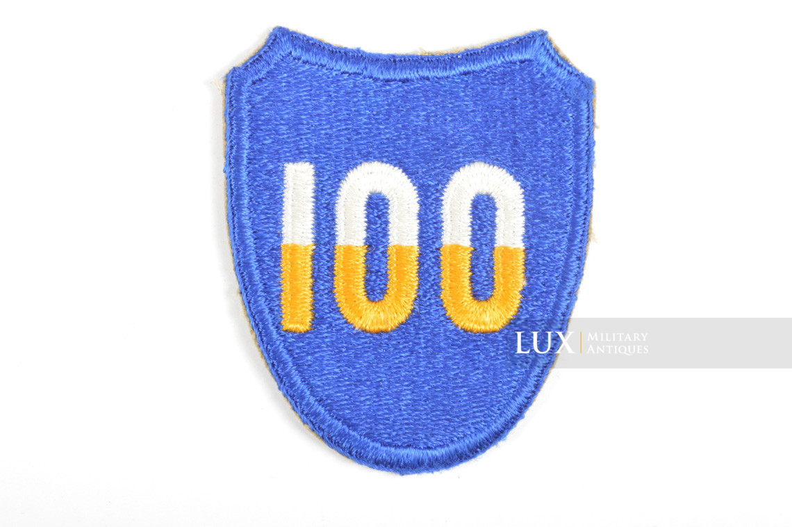 Insigne d'épaule 100ème Division d'infanterie US, « Century / Sons of Bitche » - photo 4