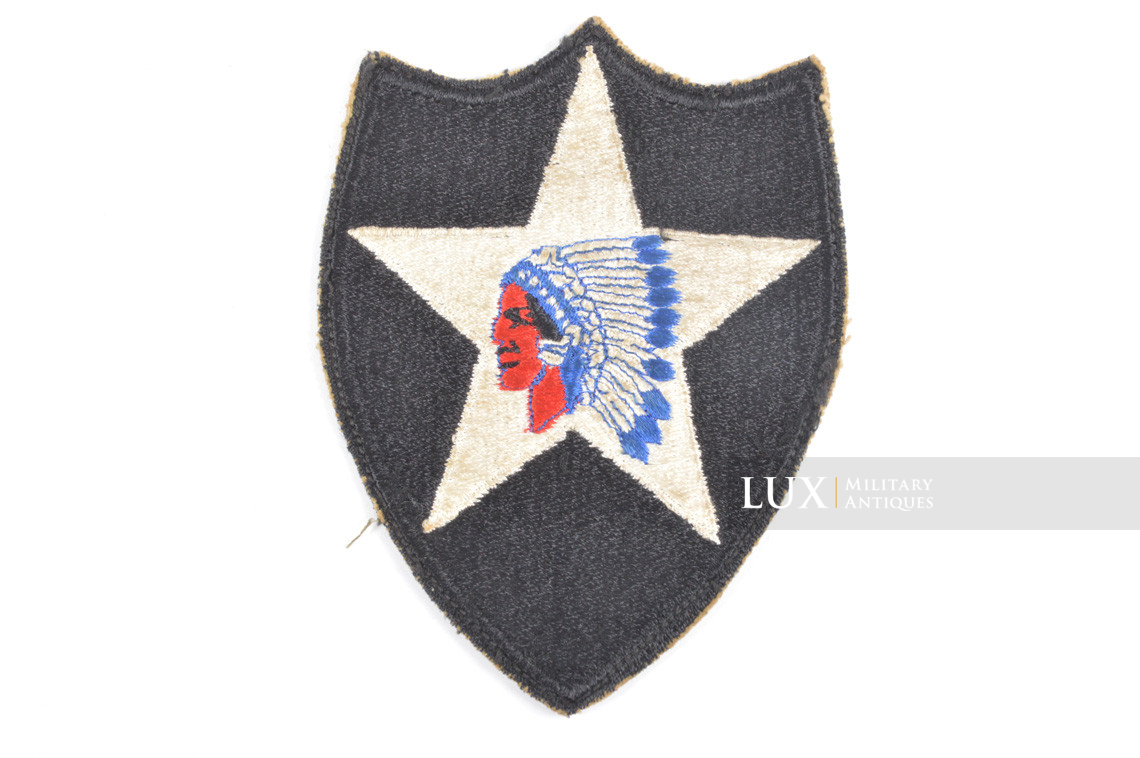 Insigne d'épaule 2ème division d'infanterie US, « Indiand Head » - photo 4