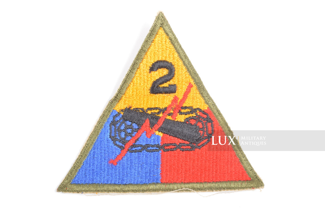 US 2nd Armored Division shoulder patch, « Hell on Wheels » - photo 4