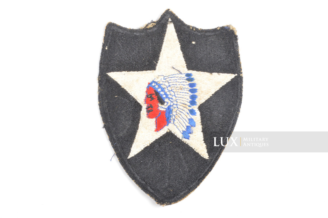 Insigne d'épaule 2ème division d'infanterie US, « Indiand Head » - photo 4