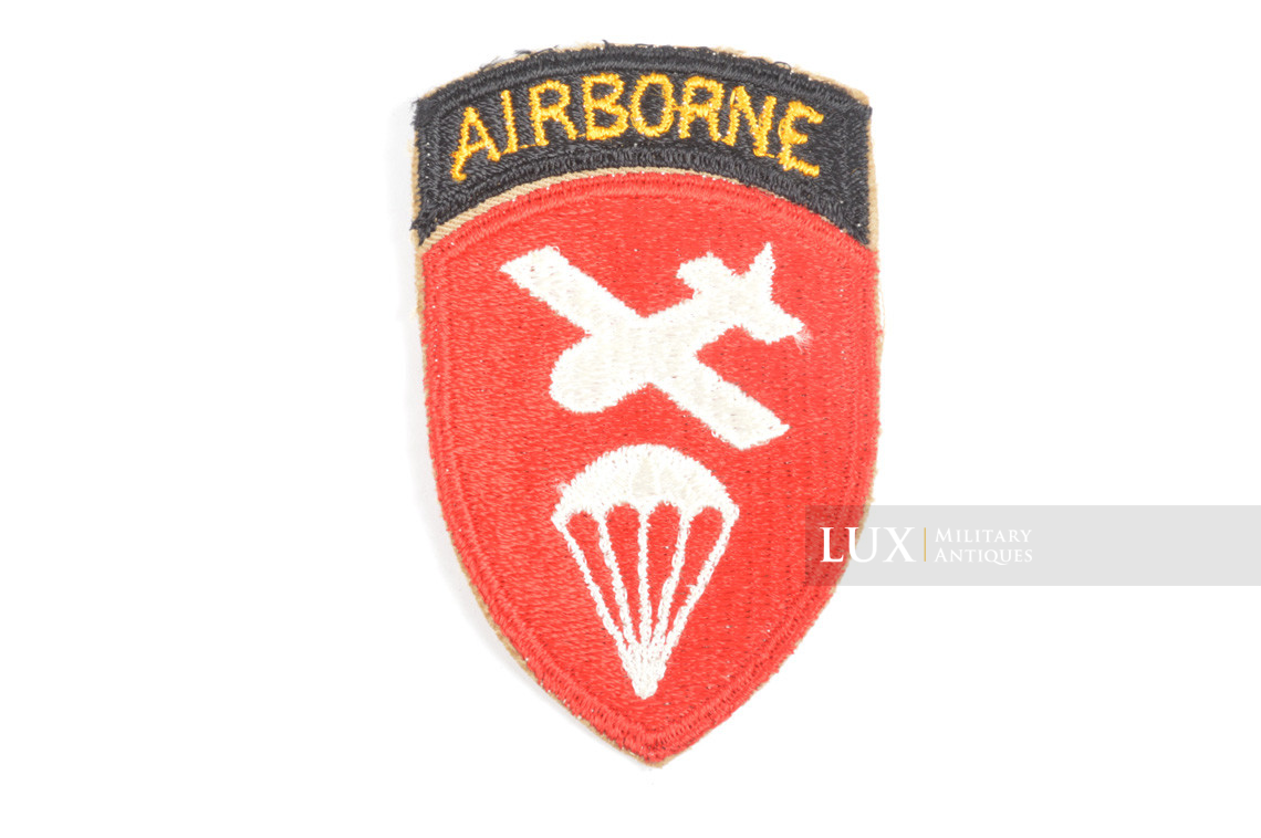 US Airborne command SSI shoulder patch, « early airborne /  tabbed » - photo 4