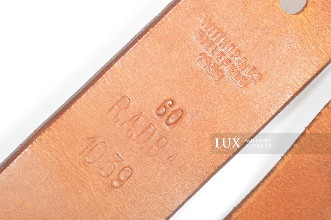 Unissued German RAD tornister carrying straps, « 1939 » - photo 14