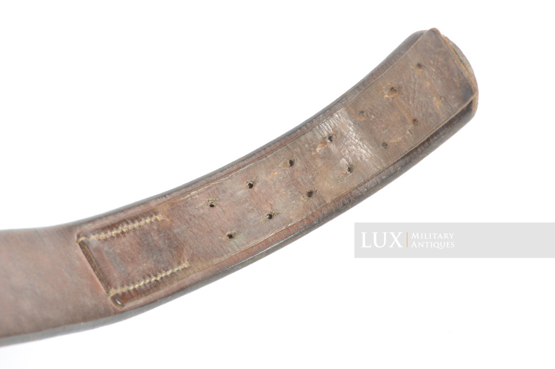 German em / nco Kriegsmarine leather combat service belt - photo 11