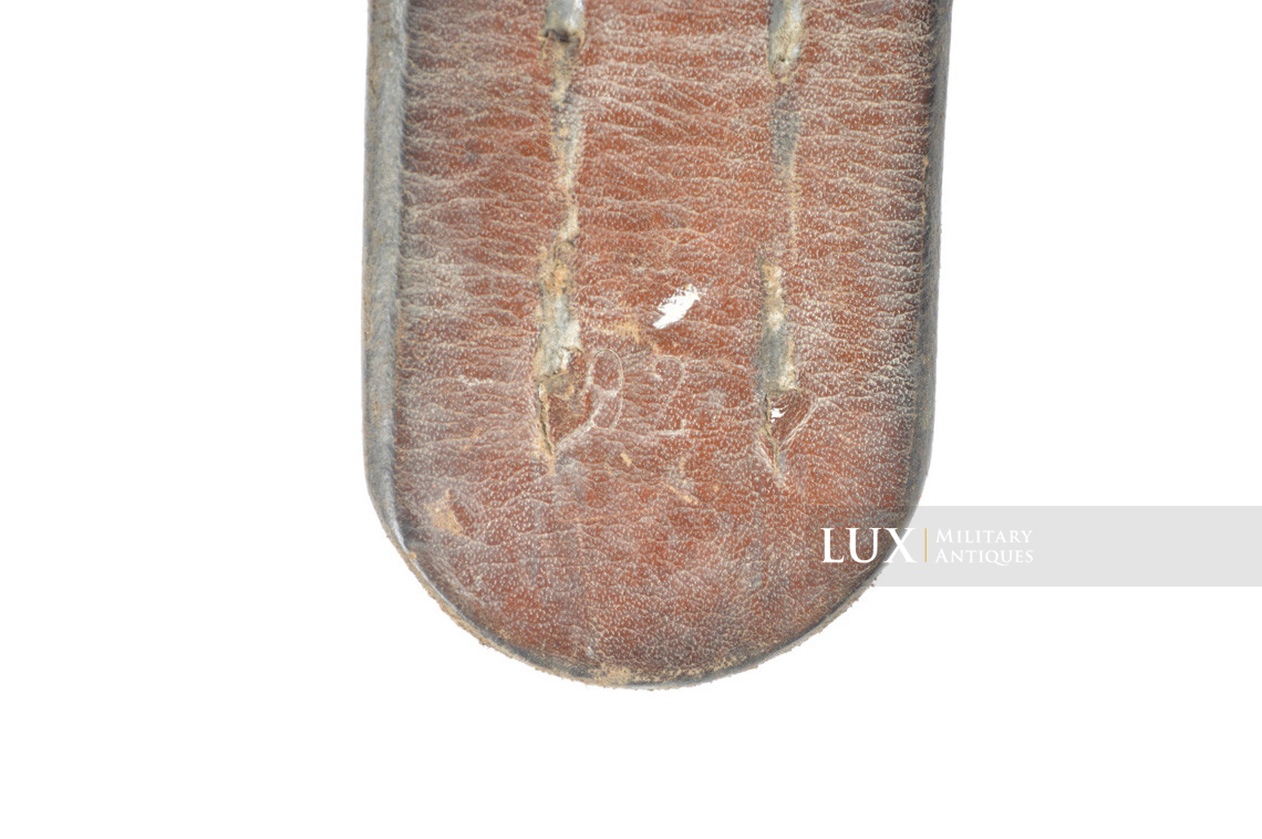 German em / nco Kriegsmarine leather combat service belt - photo 13
